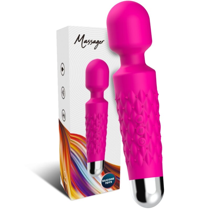 ARMONY MASSAGER POSTMAN E VIBRADOR CABEyA SUPER FLEXiVEL FuCSIA