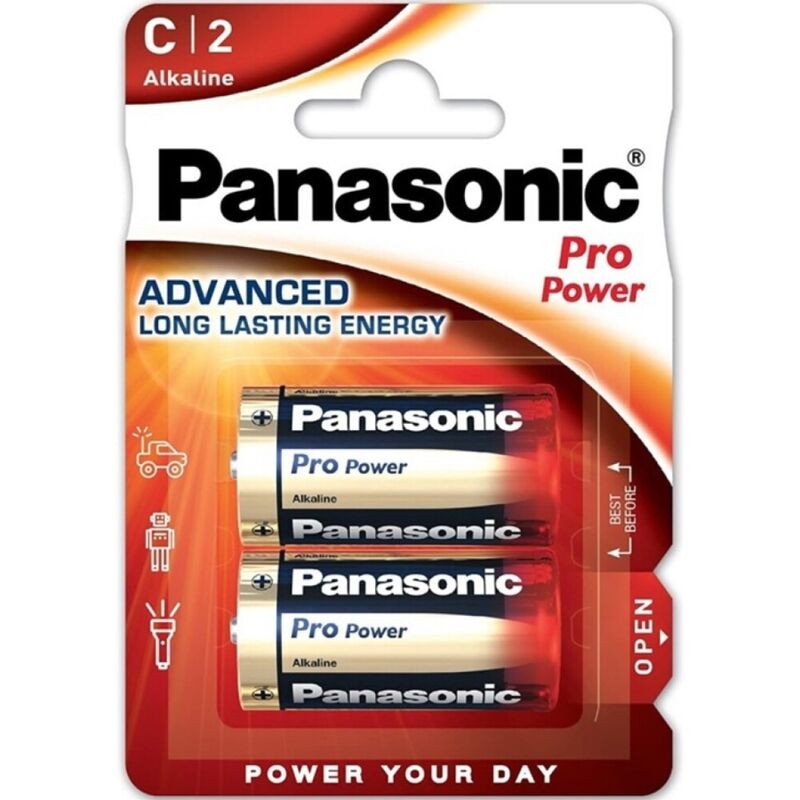PANASONIC BATERIA ALCALINA C PRO POWER LR14 BLISTER2