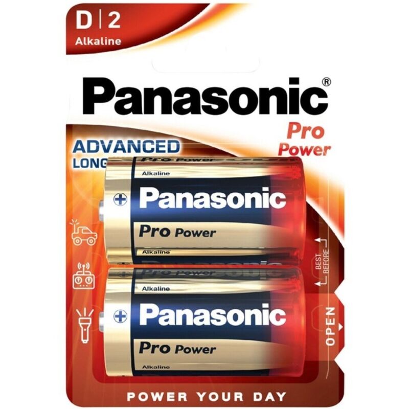 PANASONIC BATERIA ALCALINA D PRO POWER LR20 BLISTER2