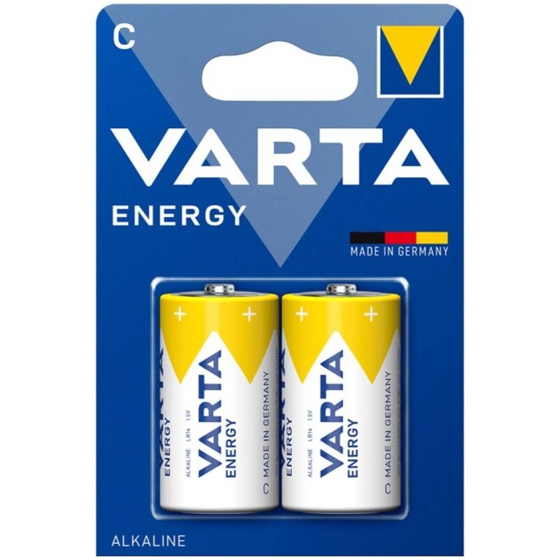 VARTA PILHA ALCALINA ENERGeTICA C LR14 BLISTER2