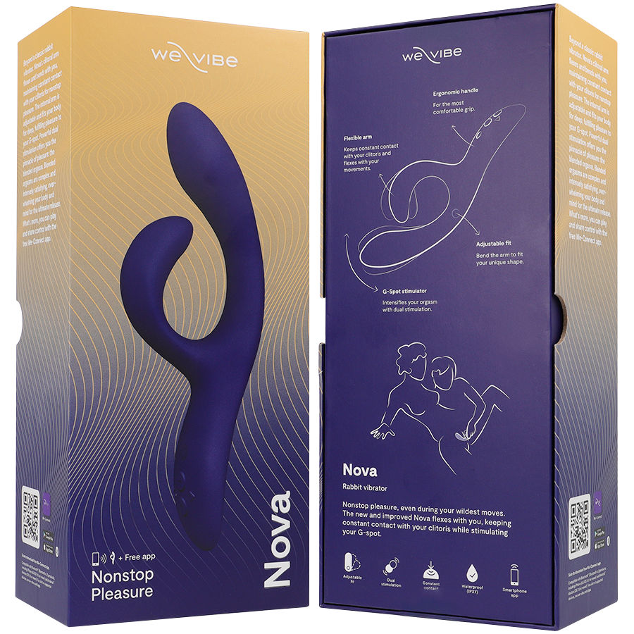 WE VIBE VIBRADOR NOVA 3 COELHO AZUL MEIA NOITE