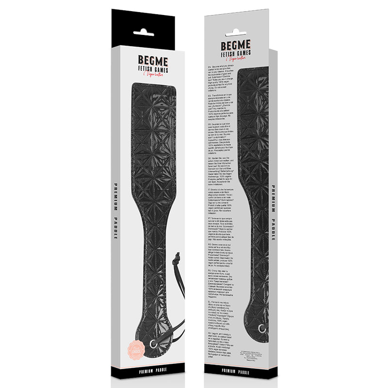 BEGME BLACK EDITION VEGAN LEATHER PADDLE