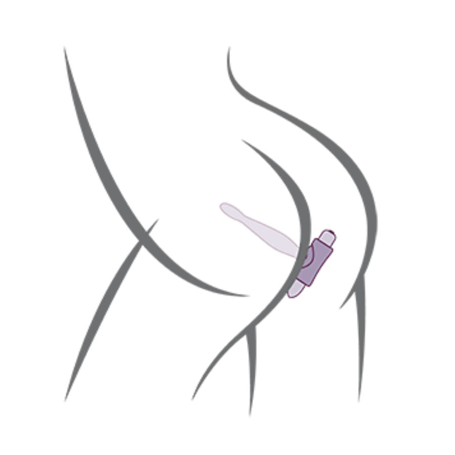 ROCKS OFF PETITE SENSATIONS TEAZER PLUG ANAL VIBRADOR ROXO