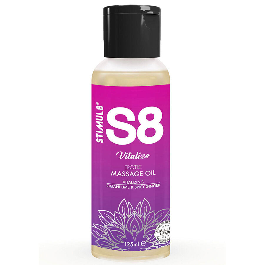 STIMUL8 S8 oLEO DE MASSAGEM DE LIMaO VITALIZE 125 ML