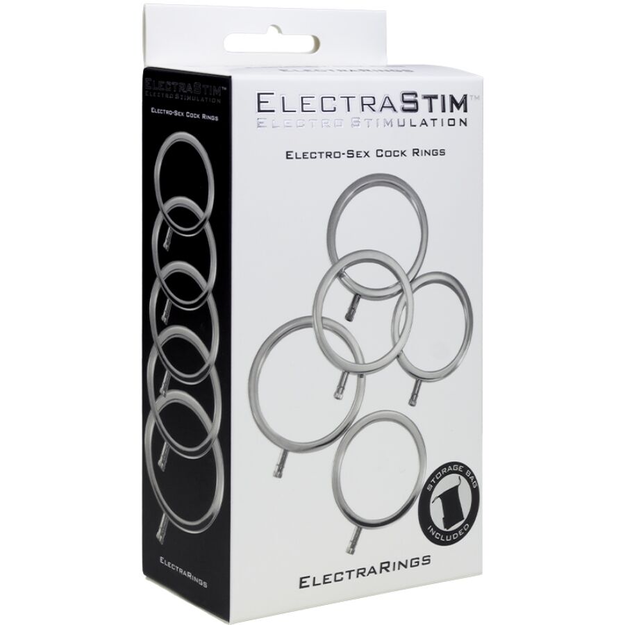 ELECTRASTIM ANeIS DE METAL ELECTRARINGS PACOTE COM 5
