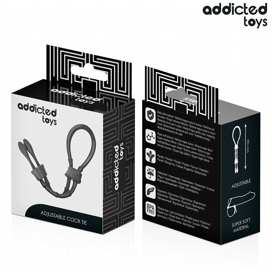 ADDICTED TOYS CORDA DE SILICONE AJUSTaVEL PARA O PeNIS