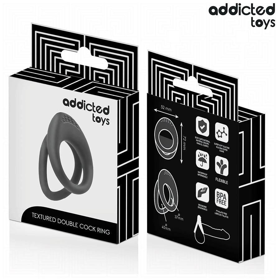 ADDICTED TOYS ANEL DE PeNIS COM DUPLA TEXTURA