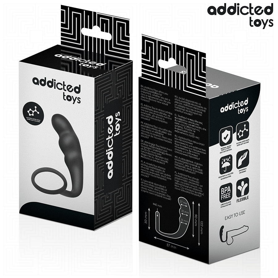 ADDICTED TOYS PLUG ANAL COM ANEL MODELO 4