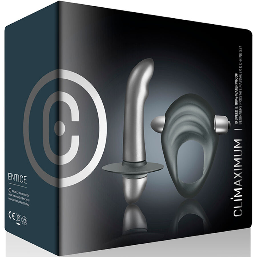 CLIMAXIMUM KIT ENTICE ANEL PENIANO VIBRADOR DE PRoSTATA INICIANTES