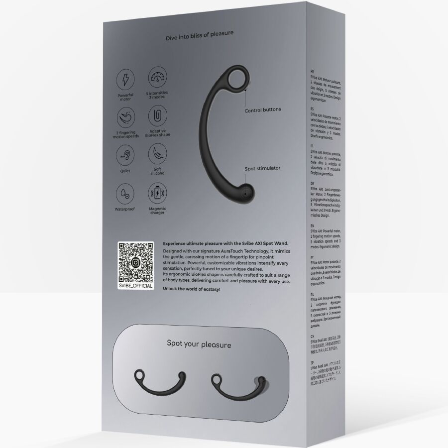 SNAIL VIBE AXI VIBRADOR DE MASSAGEM PRETO