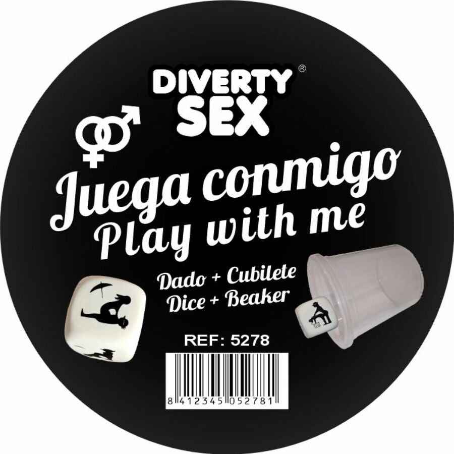 DIABLO PICANTE DADO DURO BRANCO COM POSIyoES E CUBO
