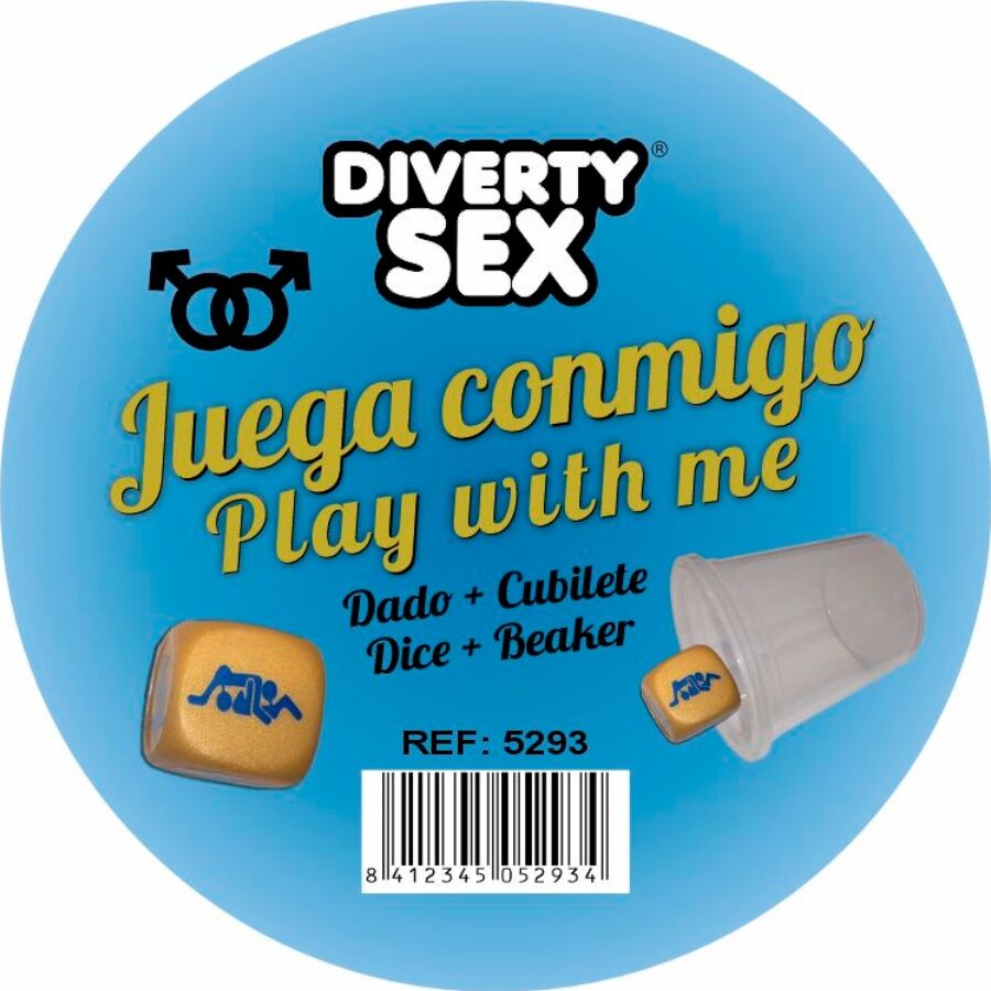 DIABLO PICANTE DADO DURO DOURADO COM POSIyoES DE HOMENS E CUBO