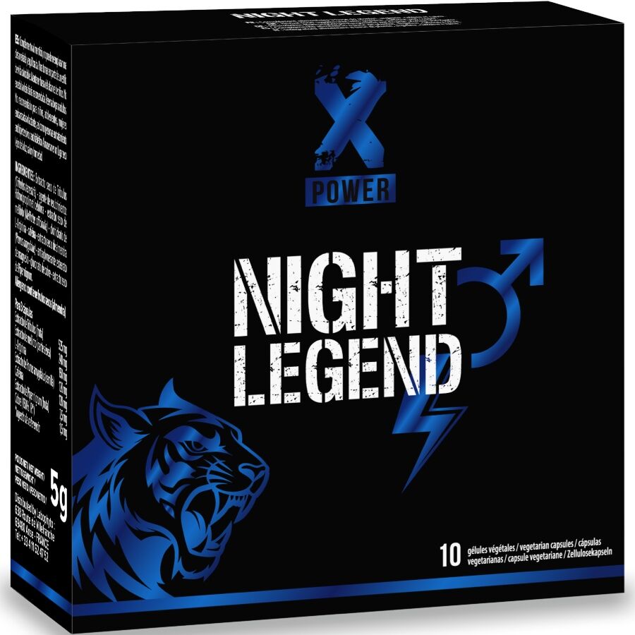 XPOWER NIGHT LEGEND ESTIMULANTE DE AyaO RaPIDA PARA EREyaO E DESEMPENHO 10 CaPSULAS