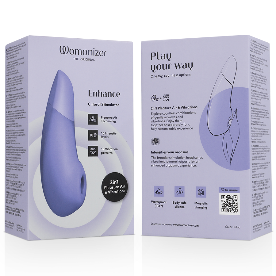 WOMANIZER ESTIMULADOR CLITORIAL INTENSO LILaS