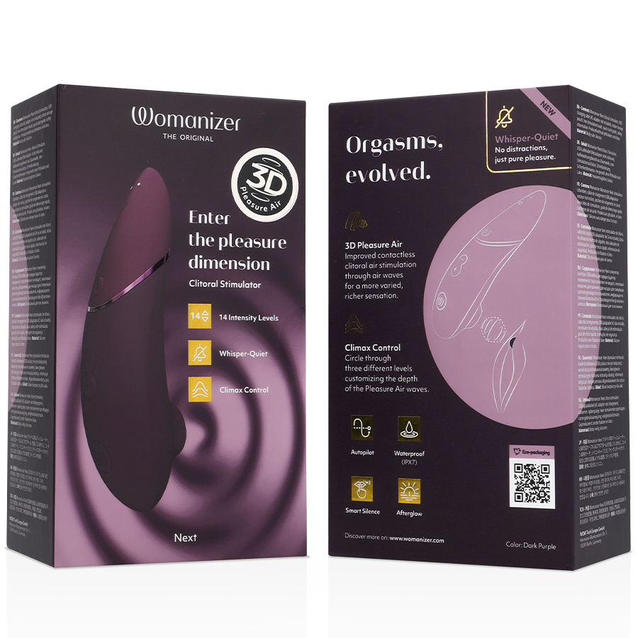 WOMANIZER PRoXIMO ESTIMULADOR CLITORIAL ROXO ESCURO