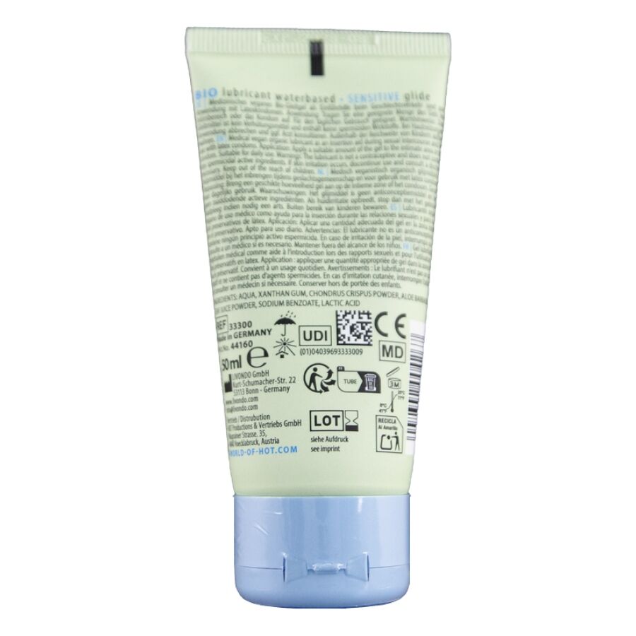 HOT BIO LUBRIFICANTE a BASE aGUA SENSITIV 50 ML