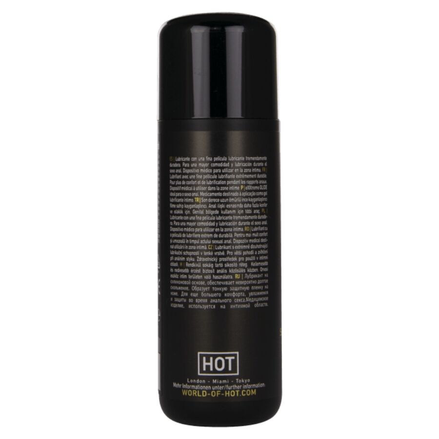 HOT EXXTREME GLIDE LUBRIFICANTE a BASE DE SILICONE oLEO CONFORTANTE A 50 ML