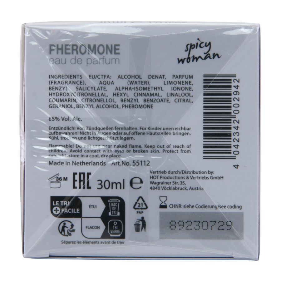 HOT PERFUME DE FEROMoNIOS MIAMI SPICY WOMAN 30 ML