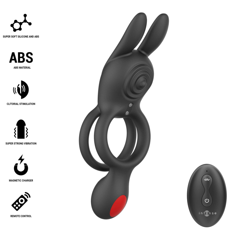 INTENSE ANEL VIBRAToRIO DUPLO QUINN COM CONTROLE REMOTO