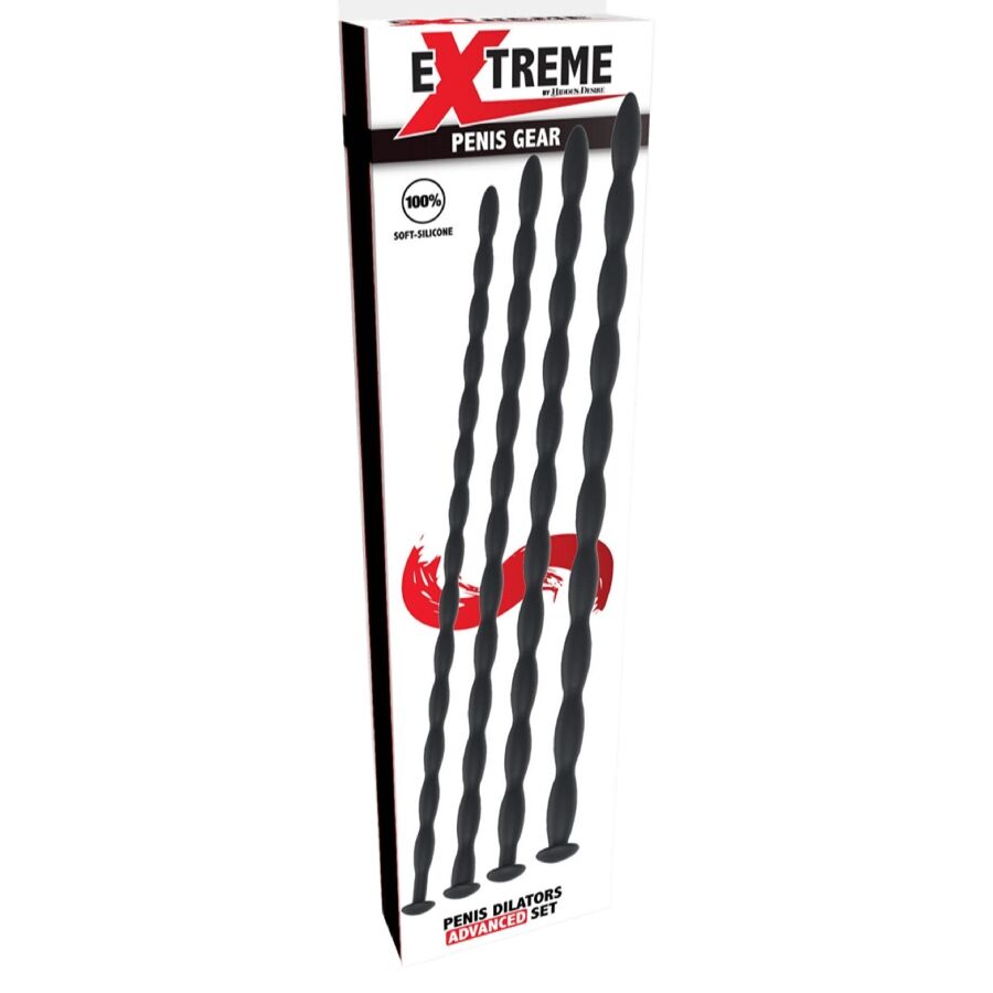 HIDDEN DESIRE EXTREME ADVANCED CONJUNTO DE DILATADORES URETRAIS 4 UNIDADES