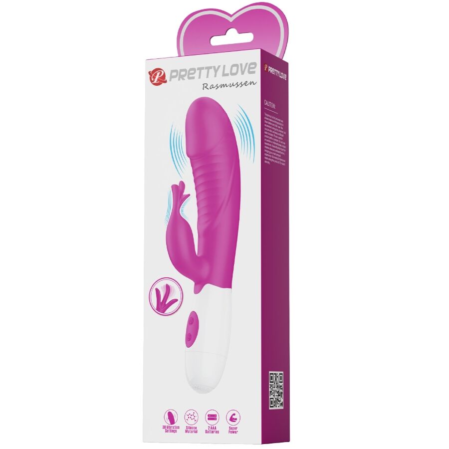 PRETTY LOVE RASMUSSEN VIBRADOR DE PONTO G ROXO