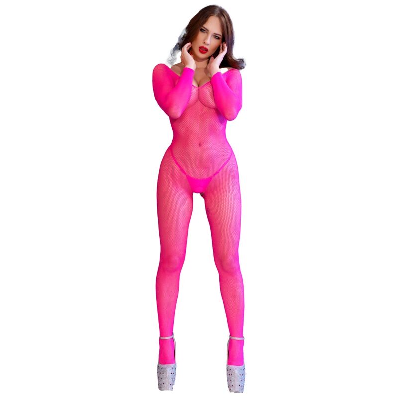 CHILIROSE CR 4894 MEIA CALyA DE MALHA ROSA NEON P M