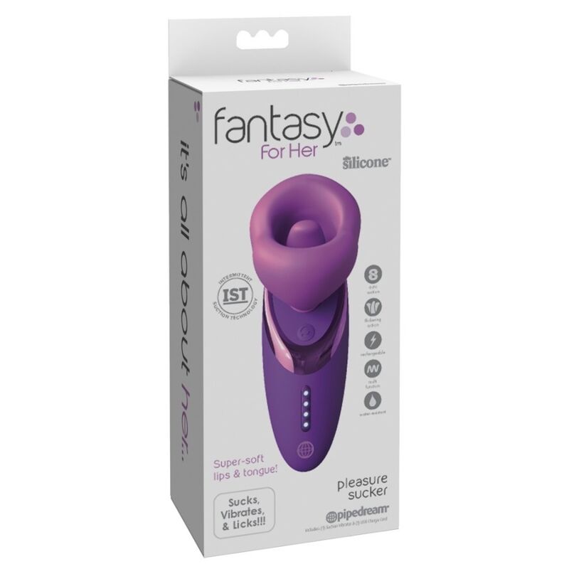 FANTASY FOR HER VIBRADOR SUGIDOR DE PRAZER ROXO