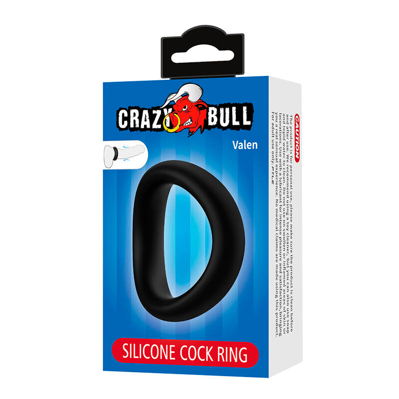 CRAZY BULL ANEL PENIANO ERGONoMICO DE SILICONE VALEN PRETO