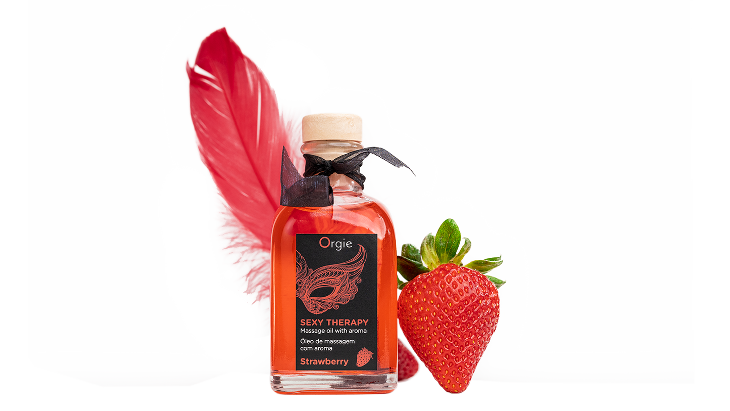 ORGIE - Sexy Therapy Morango Conjunto de massagem beijável 100ml