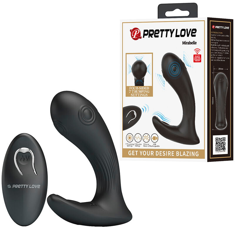 PRETTY LOVE VIBRADOR DE PRoSTATA MIRABELLE COM CONTROLE REMOTO