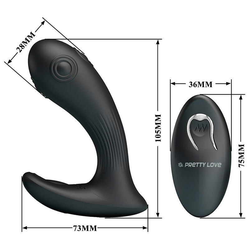 PRETTY LOVE VIBRADOR DE PRoSTATA MIRABELLE COM CONTROLE REMOTO