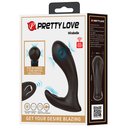 PRETTY LOVE VIBRADOR DE PRoSTATA MIRABELLE COM CONTROLE REMOTO