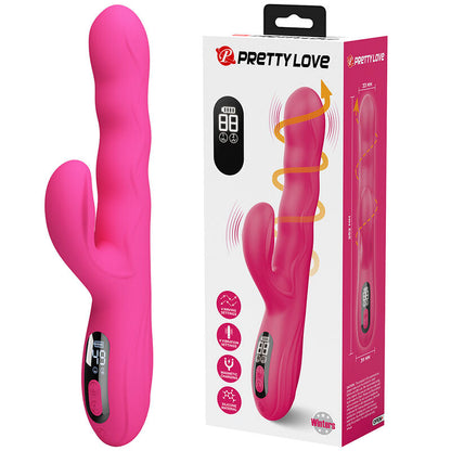 PRETTY LOVE VIBRADOR COELHO MULTIFUNCIONAL DE INVERNO COM DISPLAY DE LED ROSA
