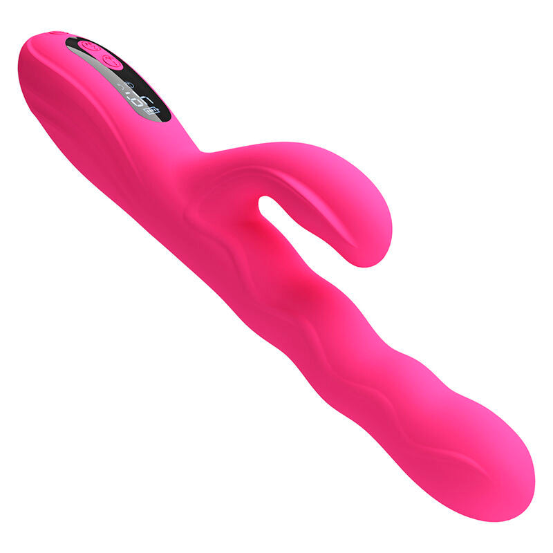 PRETTY LOVE VIBRADOR COELHO MULTIFUNCIONAL DE INVERNO COM DISPLAY DE LED ROSA