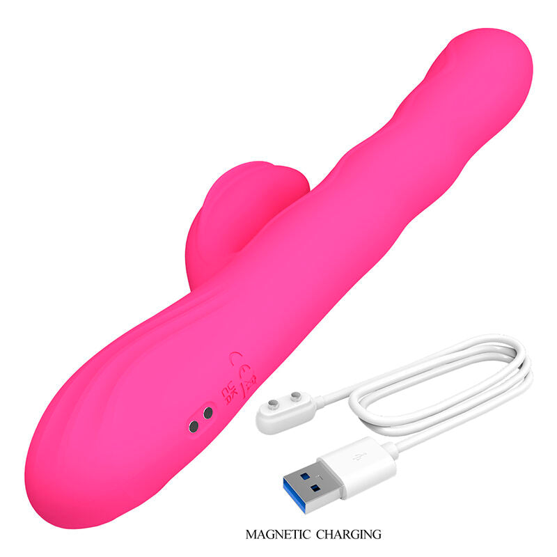 PRETTY LOVE VIBRADOR COELHO MULTIFUNCIONAL DE INVERNO COM DISPLAY DE LED ROSA