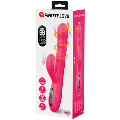 PRETTY LOVE VIBRADOR COELHO MULTIFUNCIONAL DE INVERNO COM DISPLAY DE LED ROSA