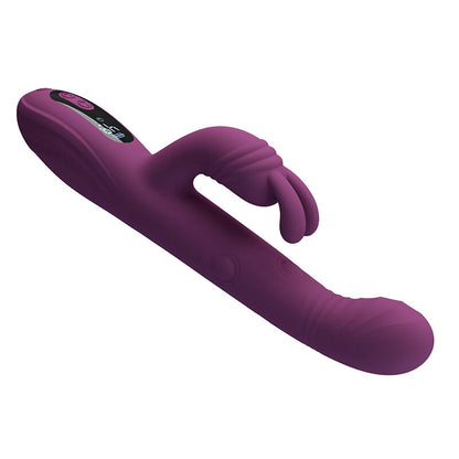 PRETTY LOVE DEE VIBRADOR MULTIFUNCIONAL COELHO OSCILAyaO E PERCUSSaO ROXO