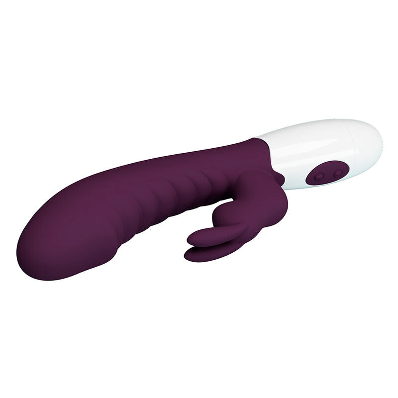 PRETTY LOVE VIBRADOR COELHO NAUGHTY BUNNY COM 30 FUNyoES ROXO
