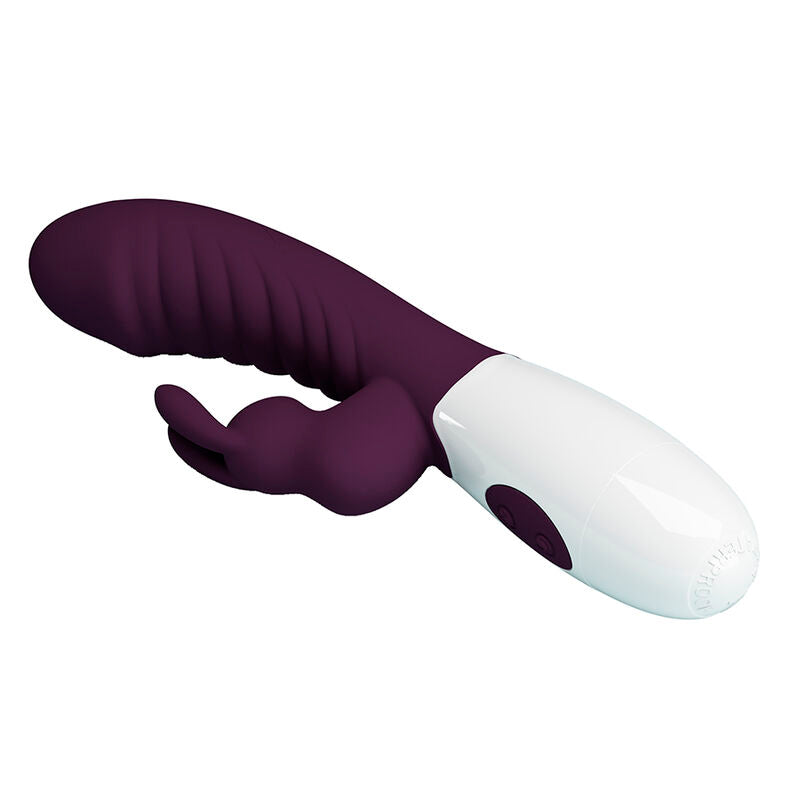 PRETTY LOVE VIBRADOR COELHO NAUGHTY BUNNY COM 30 FUNyoES ROXO