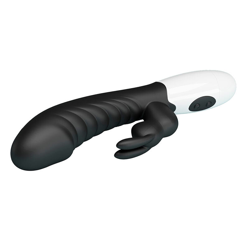 PRETTY LOVE VIBRADOR COELHO NAUGHTY BUNNY COM 30 FUNyoES PRETO
