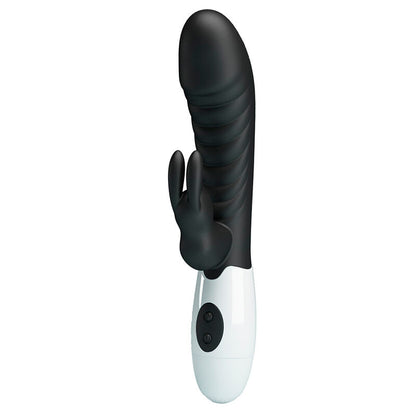 PRETTY LOVE VIBRADOR COELHO NAUGHTY BUNNY COM 30 FUNyoES PRETO