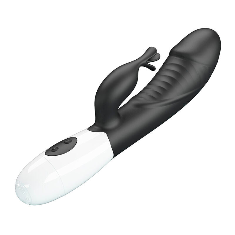 PRETTY LOVE RASMUSSEN VIBRADOR COELHO COM 30 FUNyoES PRETO
