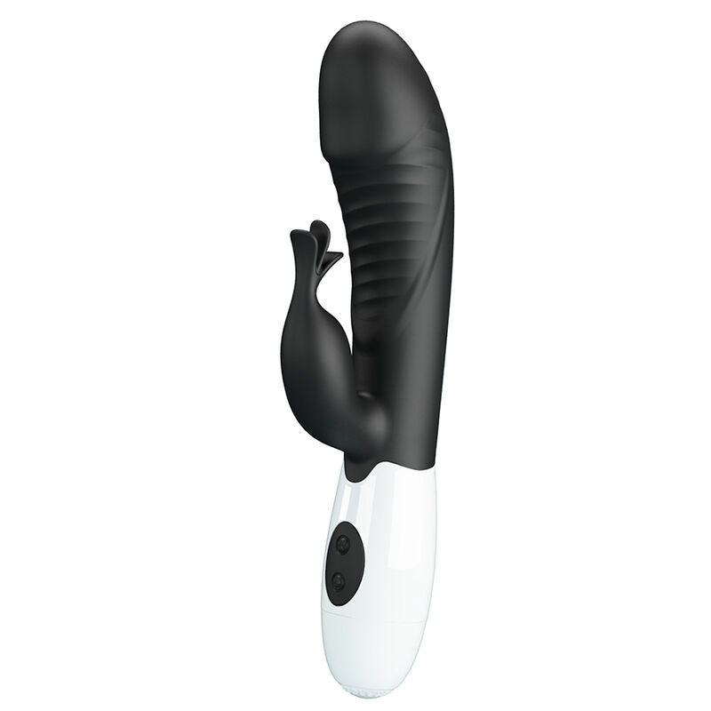 PRETTY LOVE RASMUSSEN VIBRADOR COELHO COM 30 FUNyoES PRETO