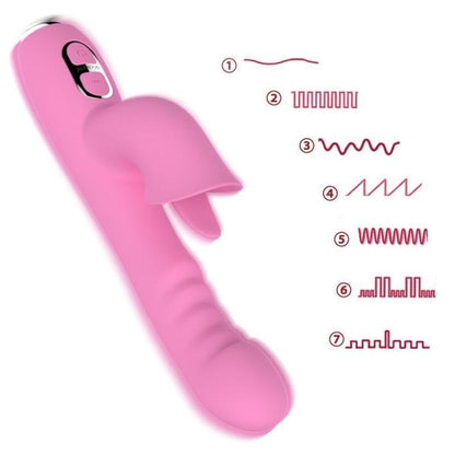 NALONE T MAY VIBRADOR MAGIC STICK COELHO ROSA