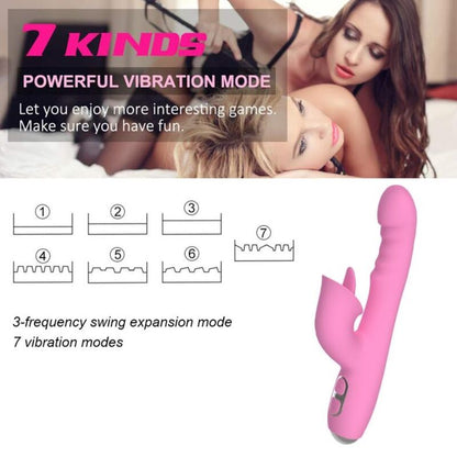 NALONE T MAY VIBRADOR MAGIC STICK COELHO ROSA
