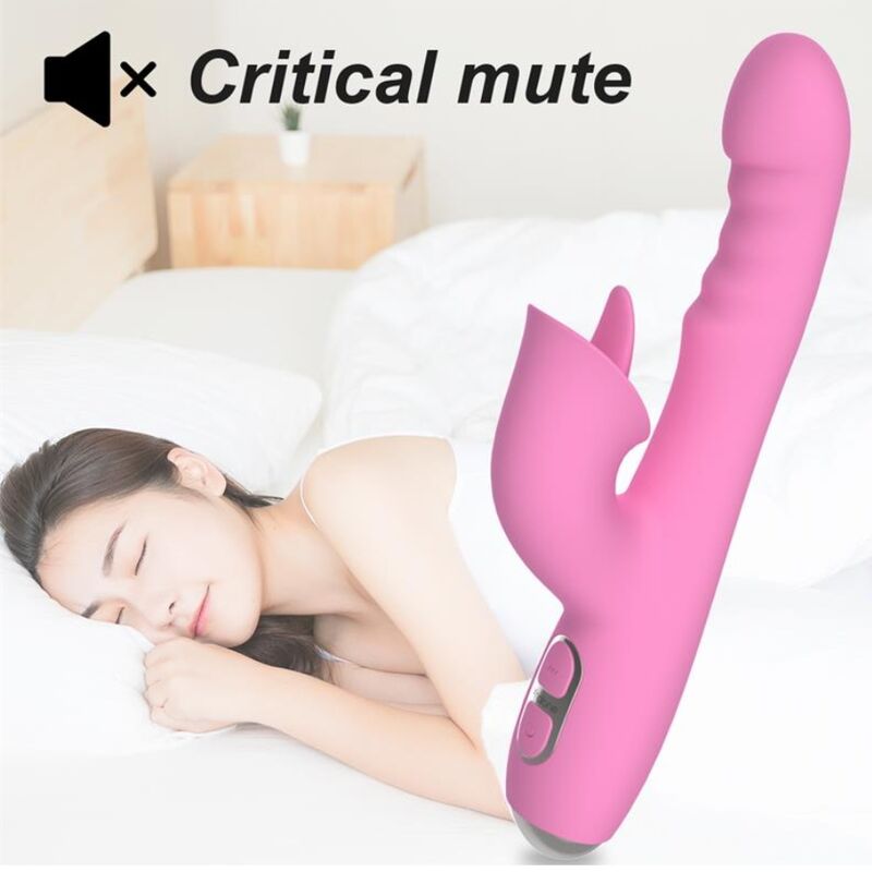 NALONE T MAY VIBRADOR MAGIC STICK COELHO ROSA