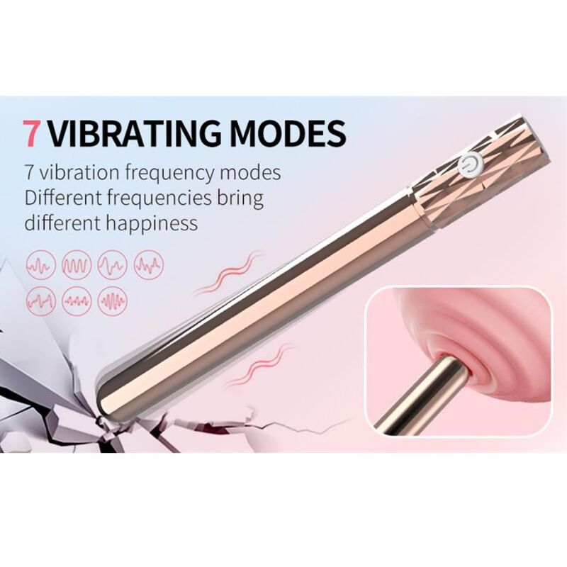 NALONE TIA VIBRADOR MAGIC STICK COELHO ROSA