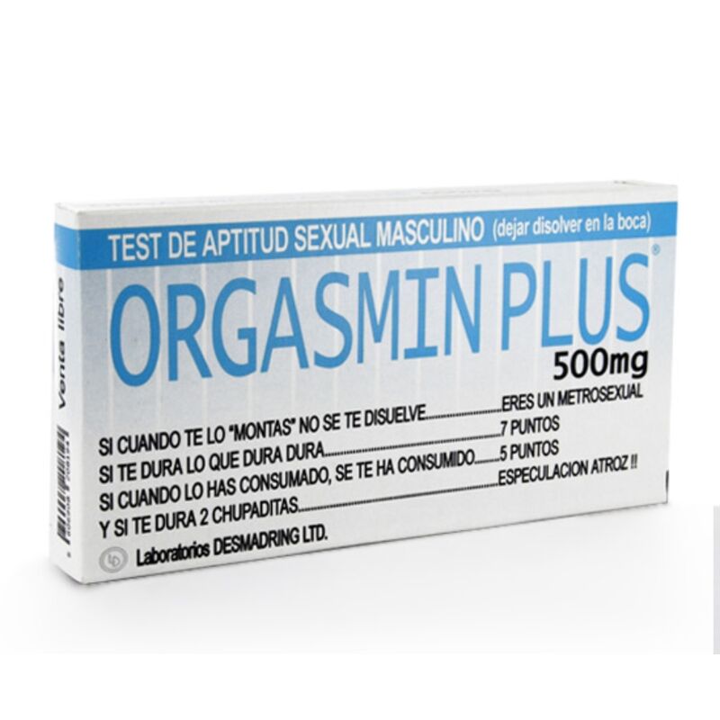 DIABLO PICANTE CAJA DE MEDICAMENTOS ORGASMIS PLUS CHICO