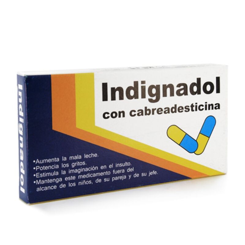 DIABLO PICANTE CAJA DE MEDICAMENTOS INDIGNADOL