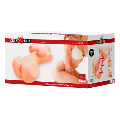 TOURO LOUCO ANNIE XXL MASTURBADOR VAGINAL E ANAL COM CARNE DE SEIOS